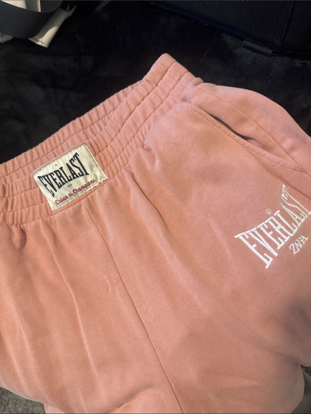 Everlast x Zara Women’s Dusty Pink Joggers with Elastic Waist